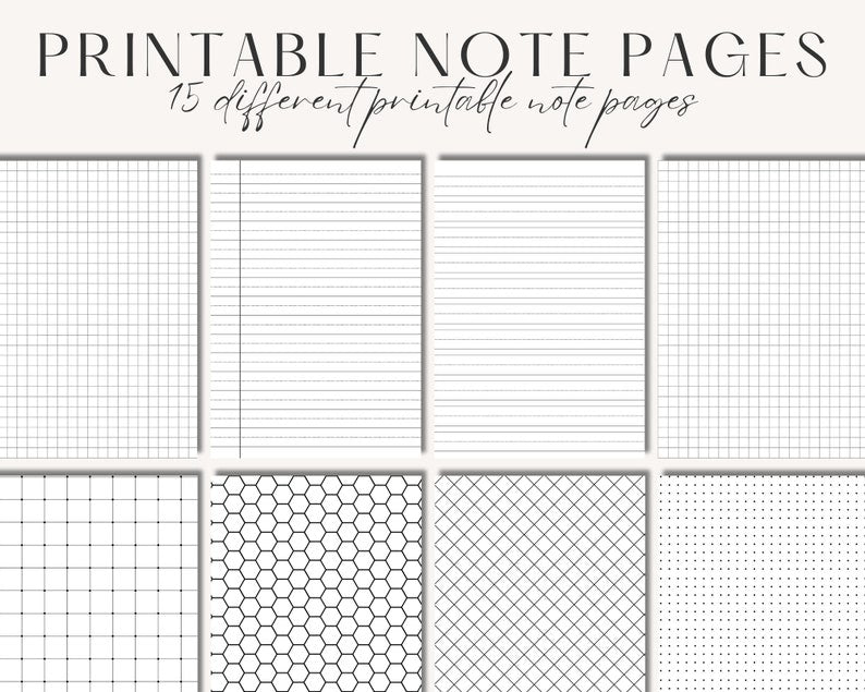 Book Reading Planner Bundle | Minimal Printable Reading Journal & Tracker